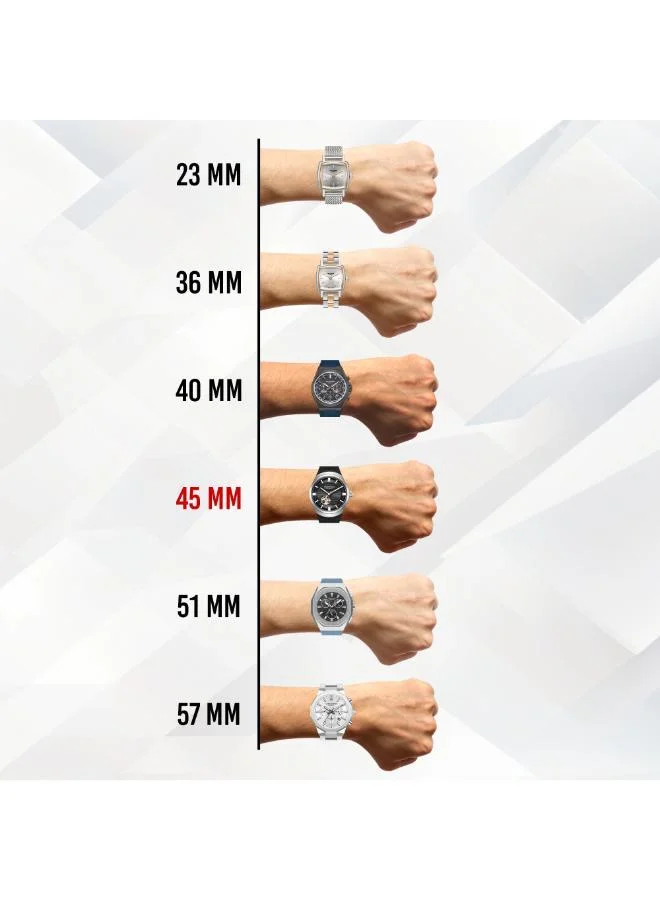 Quantum  Men's Silicone Analog Watch QMG1203.351 - 43 mm for Men | Best Price UAE